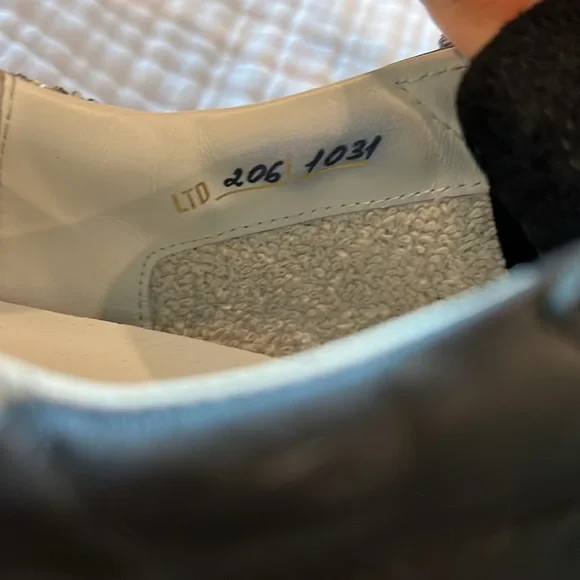 Golden Goose Super Star Croco Leather Low Top Glitter Sneaker 40 / 10 - Picture 9 of 16